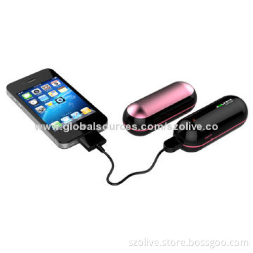 Portable Mobile Phone Chargers with 2,200mAh Capacity, 5V 1A Output Power, Factory Price